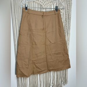 Evon Picone ILGWU Workers Union 70s Vintage wool Midi Skirt size 10